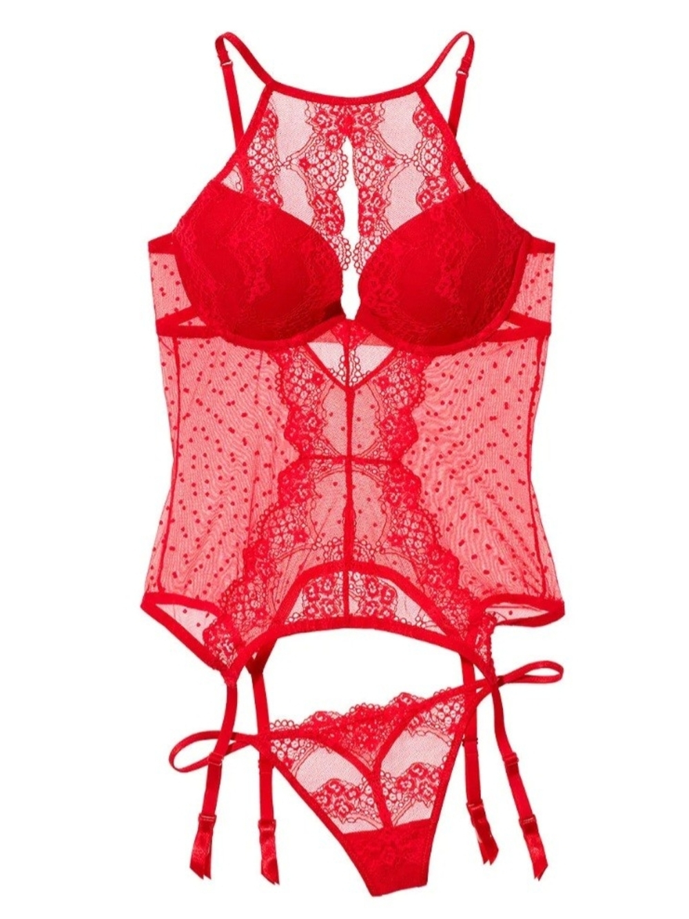 Ador Me 💎Red Lace Bustier Women Intimates